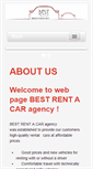 Mobile Screenshot of novisad-rentacar.com